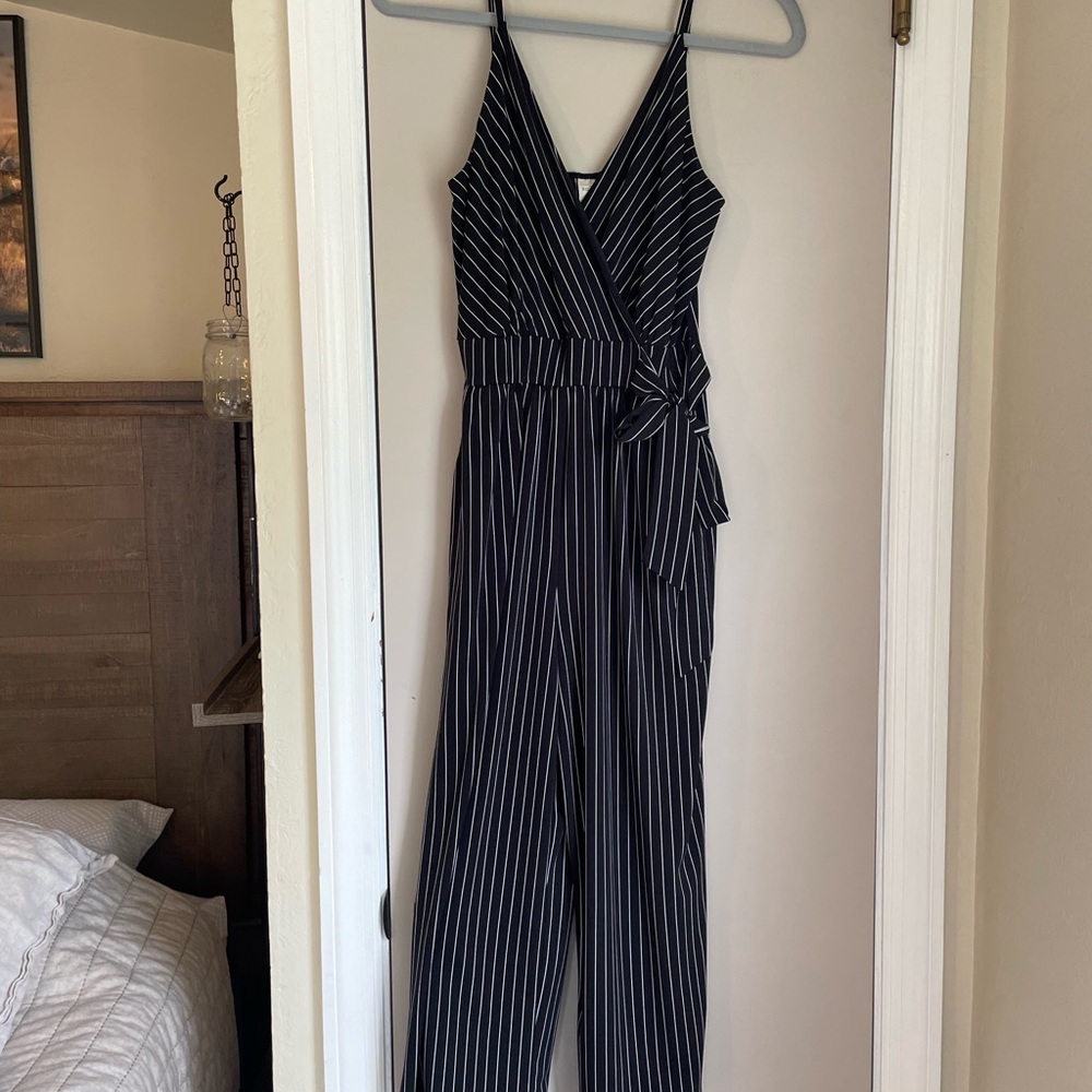 Striped Romper w/Pockets!